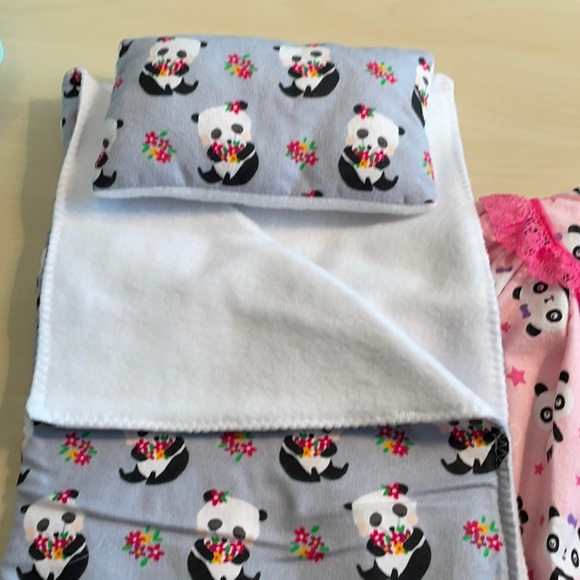 New Doll PJ’s, Sleeping Bag & Pillow for 18” Dolls - Picture 4 of 5